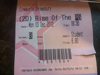 Saw RotG, first day it came out !