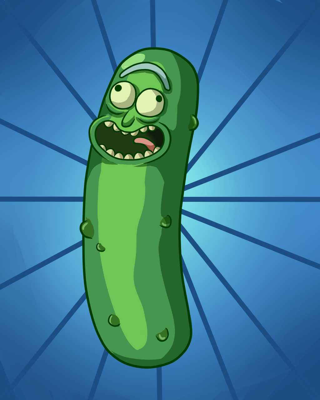 Unfortunately, rick has been transformed into a pickle and it is up to us t...