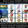 DONT BUY SONIC FRONTIERS IF SONIC IS ONLY PLAYABLE