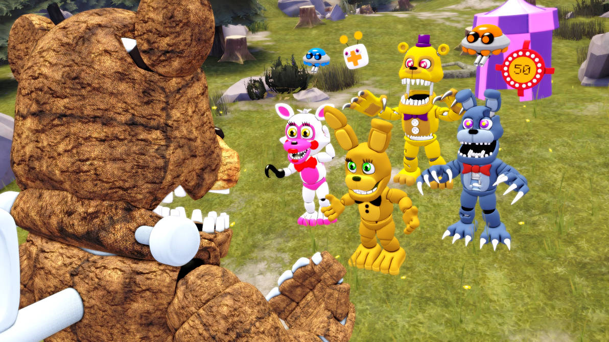 FNAF World fight by Bad131 on DeviantArt