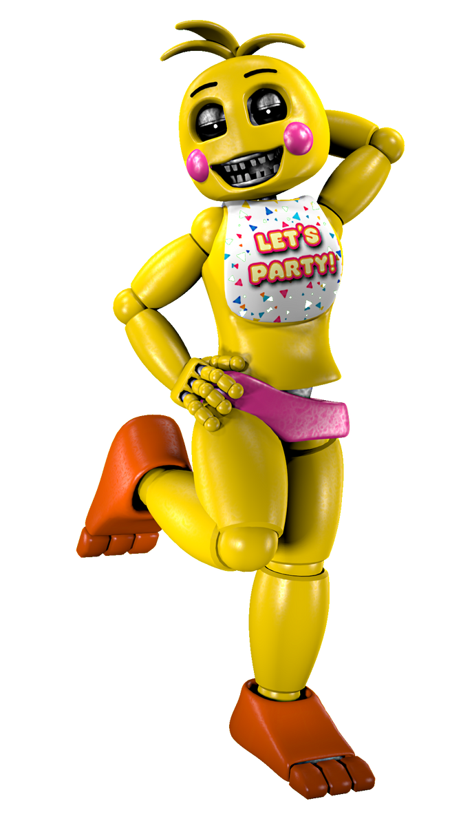 Chicka Neck Less beakless toy chica with glamrock chica pose by Bad131 on DeviantArt