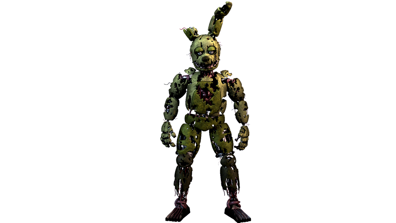 springtrap render by Bad131 on DeviantArt