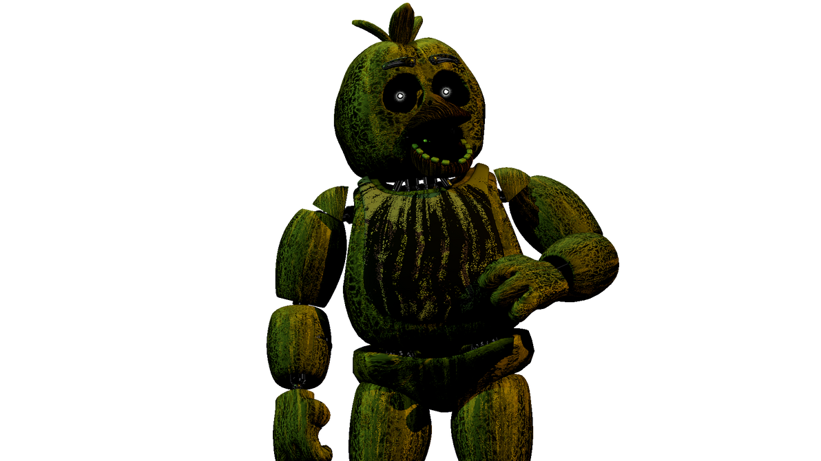Phantom Chica render by Bad131 on DeviantArt
