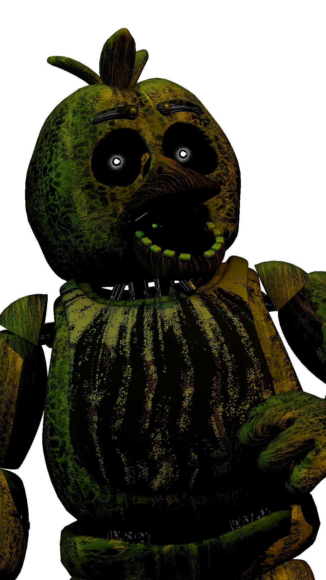 Phantom Chica render by Bad131 on DeviantArt