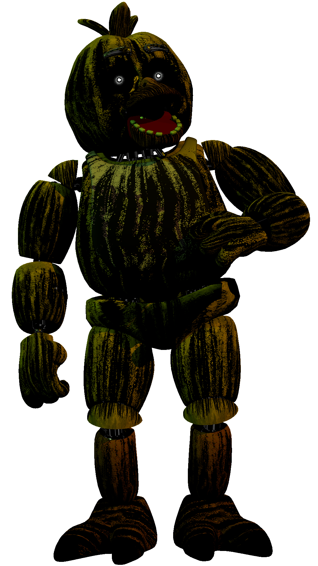 Phantom Chica render by Bad131 on DeviantArt