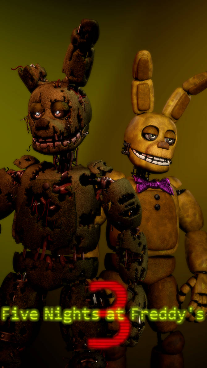 springtrap and springbonnie by Bad131 on DeviantArt