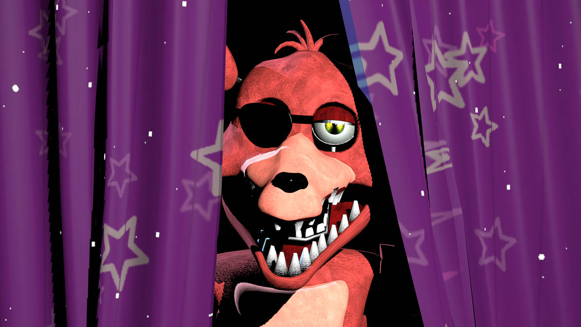 unwithered foxy in pirates cove by Bad131 on DeviantArt
