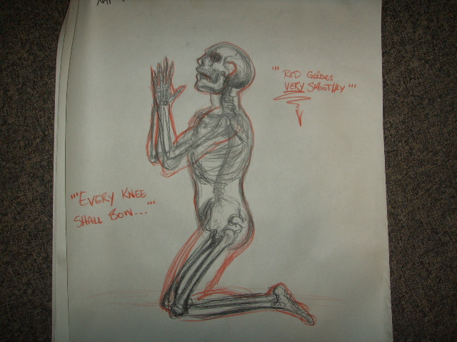 Skeleton-Figure study