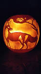 Pumpkin Fox (Now with lights!) by FoxyMcWolfington