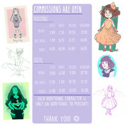 Commissions are Here!