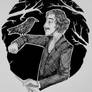 Inktober Day 7 : Edgar Allan Poe