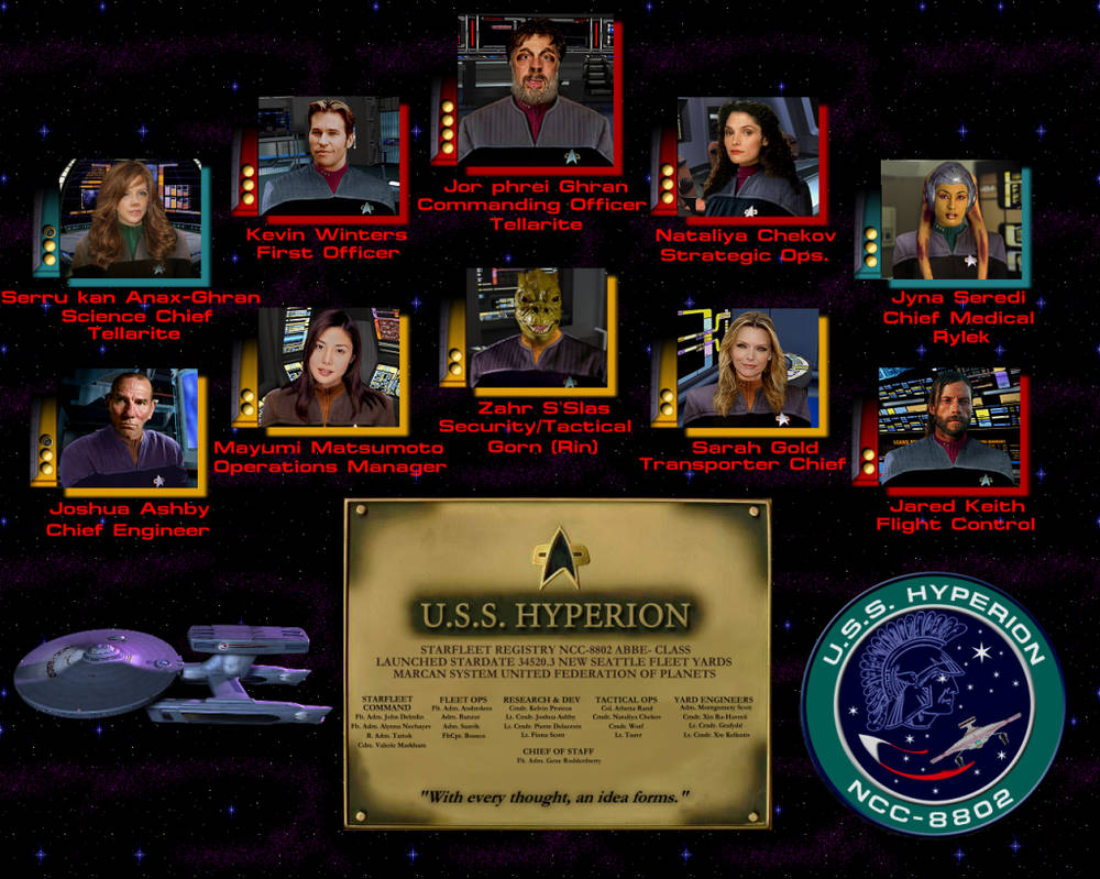 Hyperfunction Crew USS Hyperion crew by monkeysuncle30 on DeviantArt