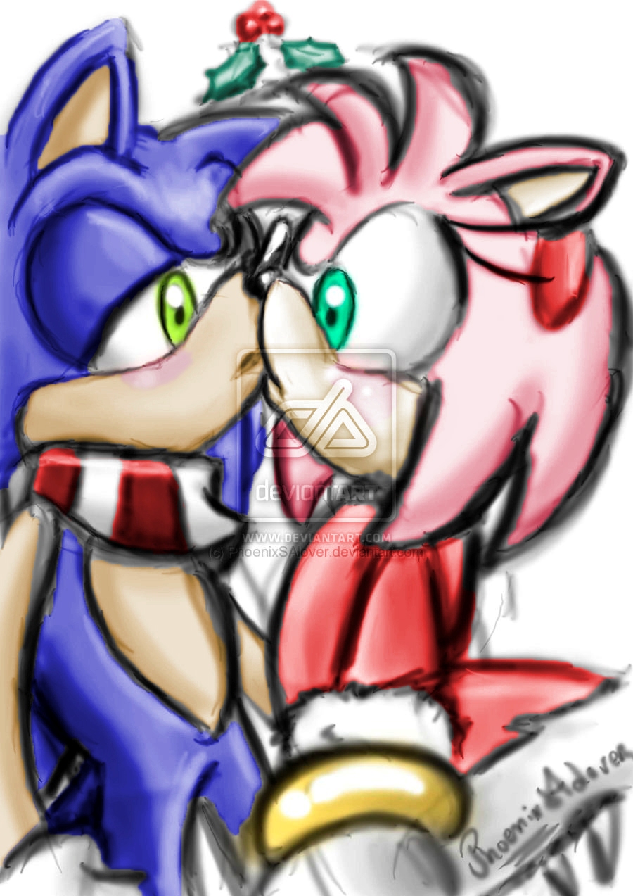 .:COLLAB:.Sonamy at Snow (Colored)