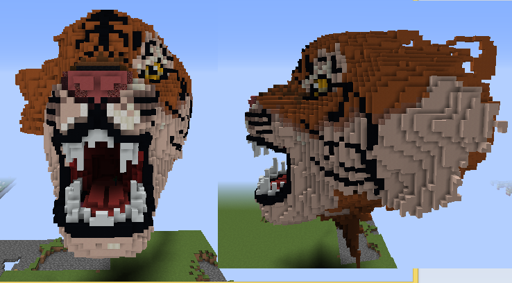 Tiger Minecraft By Albabelen On Deviantart Tiger Minecraft By Albabelen On Deviantart