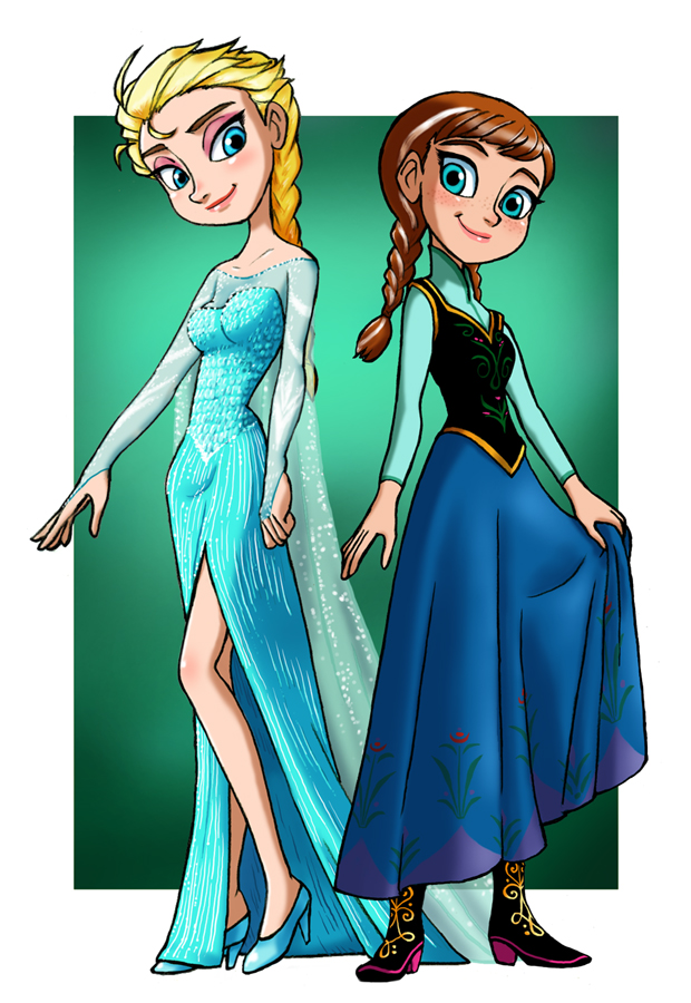 Elsa and Anna