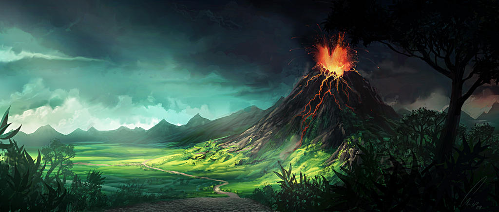 Volcano Deviantart volcano by CrackBag on DeviantArt