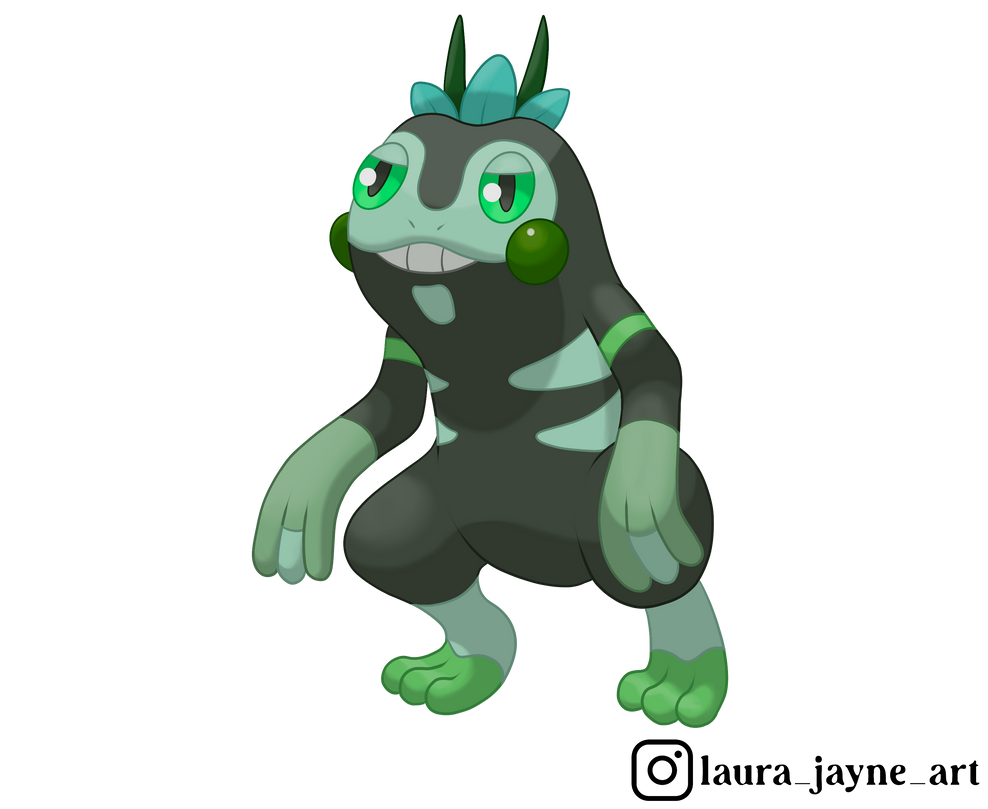 Hallowed Pokemon Croagunk Shiny by LauraJayneArt on DeviantArt