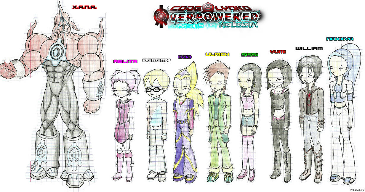 Code Lyoko Overpowered characters by Nelbsia on DeviantArt