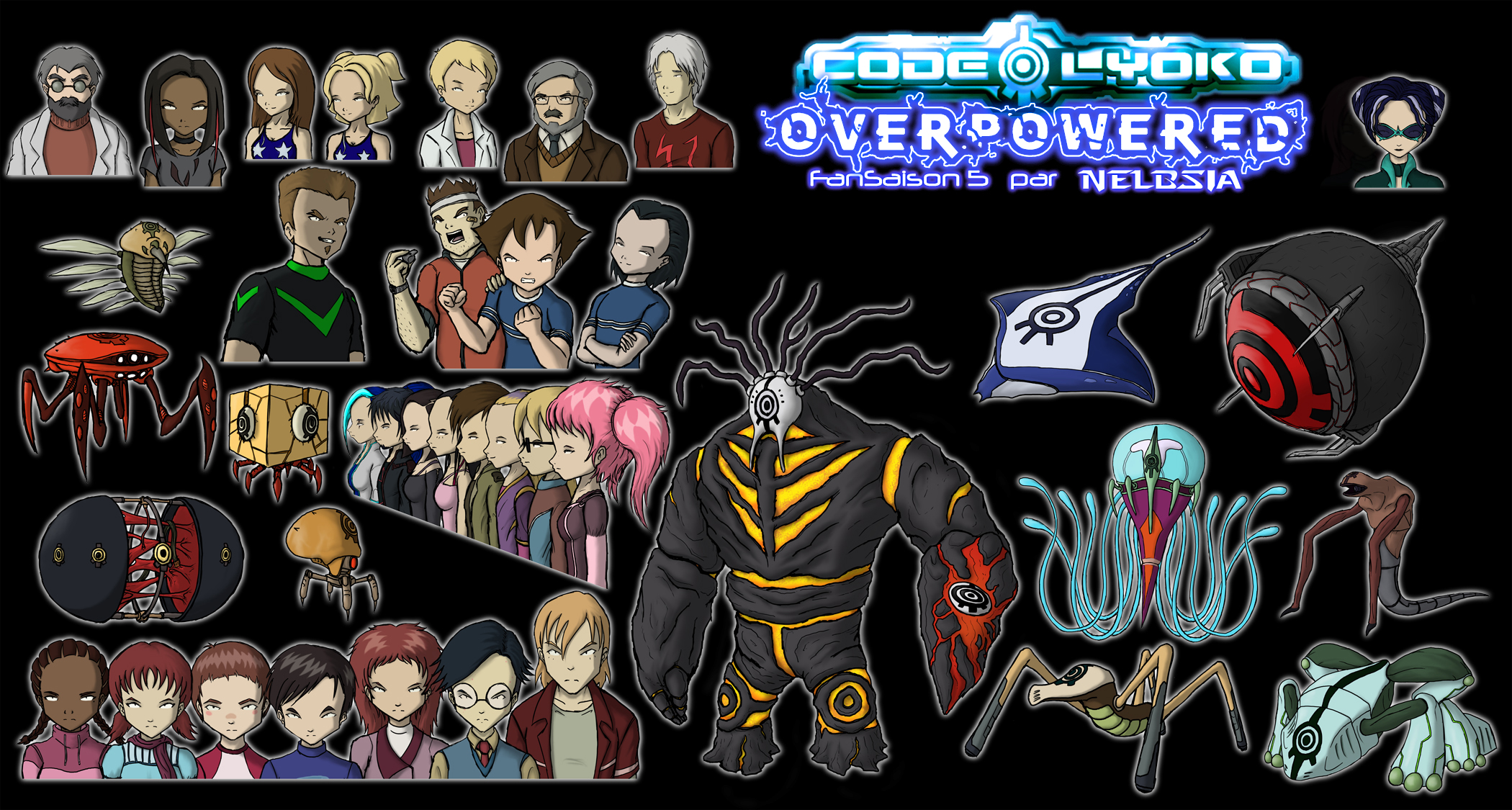 Code Lyoko Overpowered characters and monsters