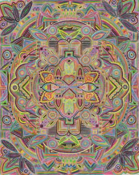 Botanical inspired zentangle - Juniper addition