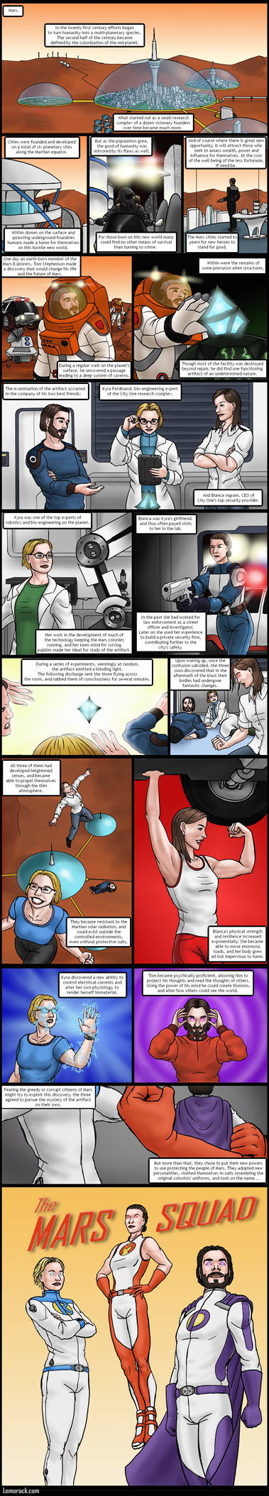 Origins of the Mars Squad by SteveNoble197