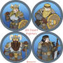 Token Collection - Hill-Dwarf fighters