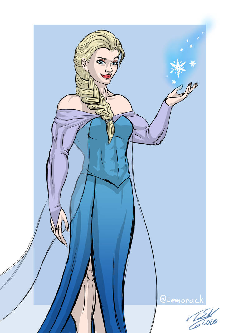 Buff Elsa by Lemorack on DeviantArt