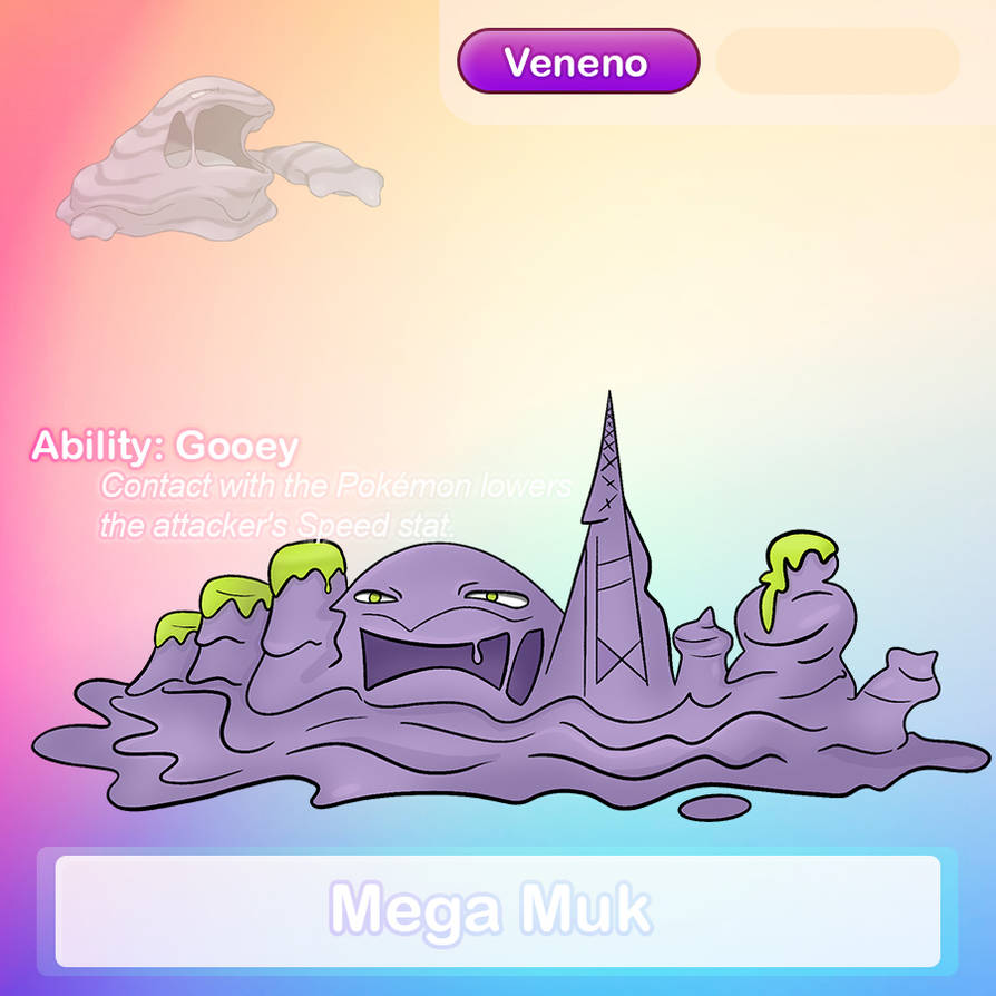 Muk Deviantart Mega Muk by Colormudkip on DeviantArt