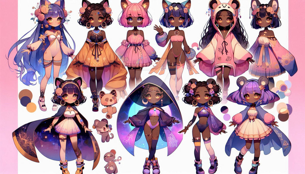 Adaptable Chacacters Adoptable Character Design #1210 by equinoxxflame on DeviantArt