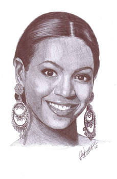 Beyonce Knowles Pen Portrait