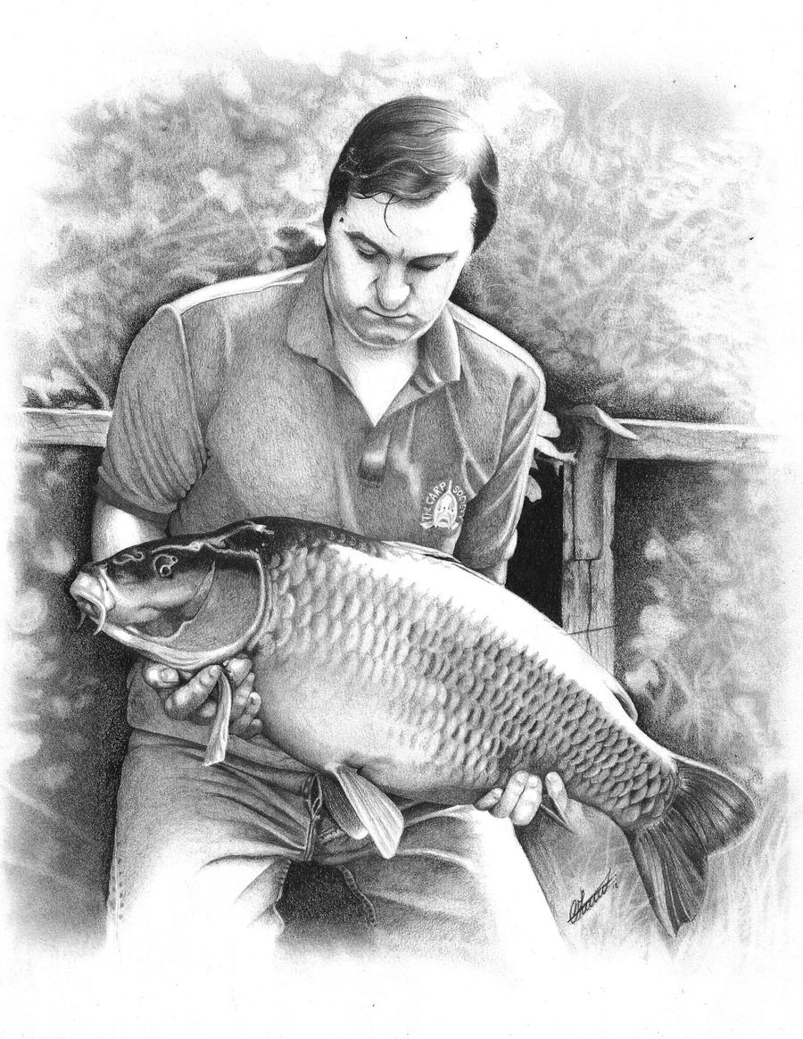 REDMIRE POOL Mounted Art Print Picture Present For Carp Angler Fisherman Carper