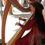 Harp Playing