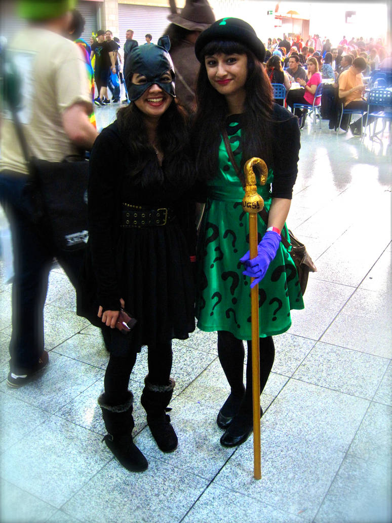Batgirl and Fem!Riddler by ZeroKing2015 on DeviantArt