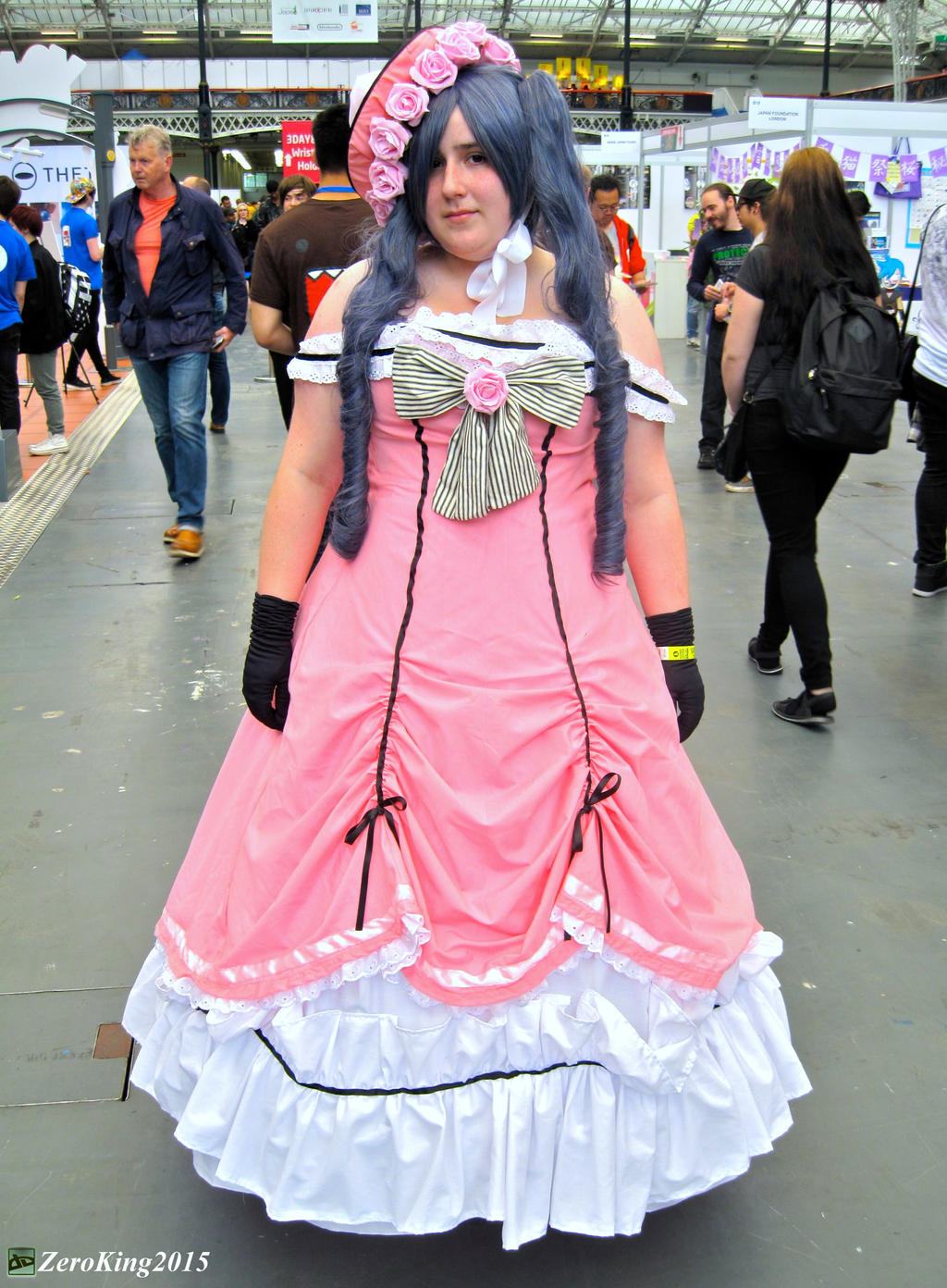 ciel pink dress Ciel Phantomhive Pink Dress Cosplay Costume