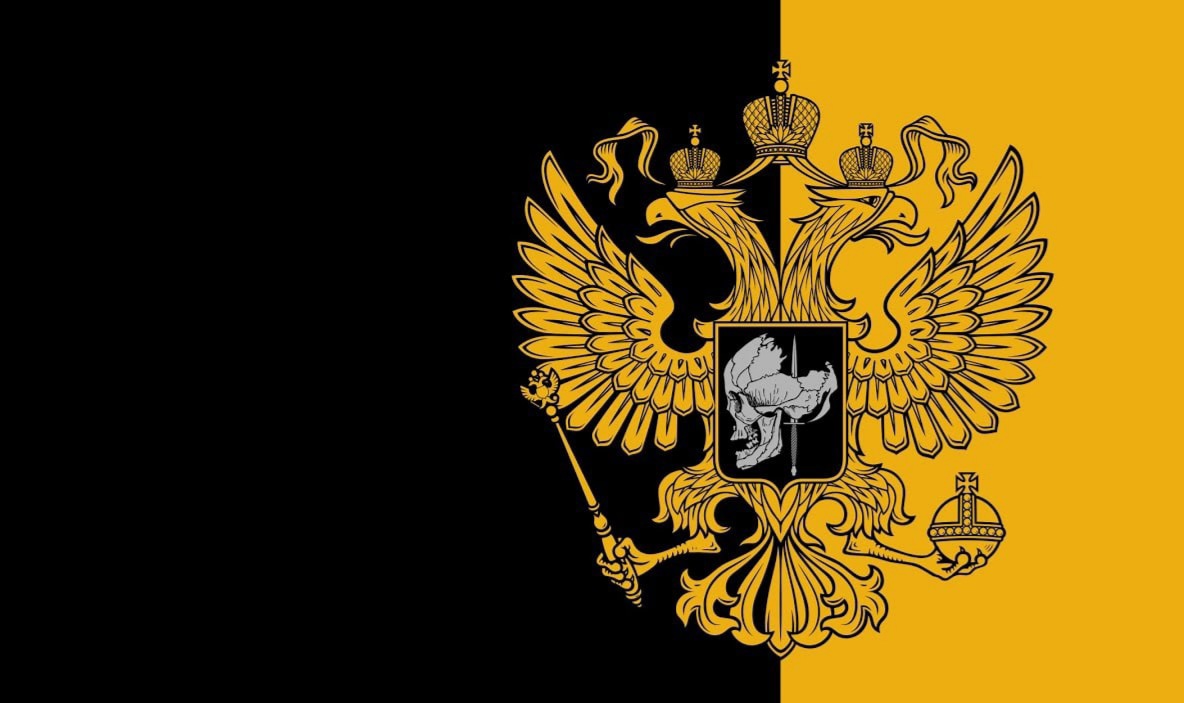 Free Russia flag+Gold Russian State coat of arms by CTGonYT on DeviantArt