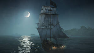 Moonlit Sailing