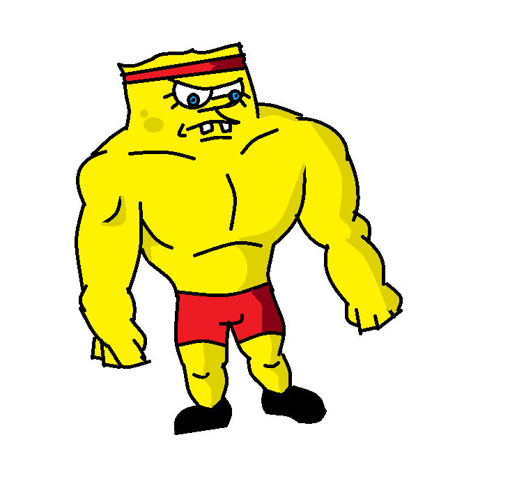 SpongeBob Buff Pants! by brain-poop on DeviantArt