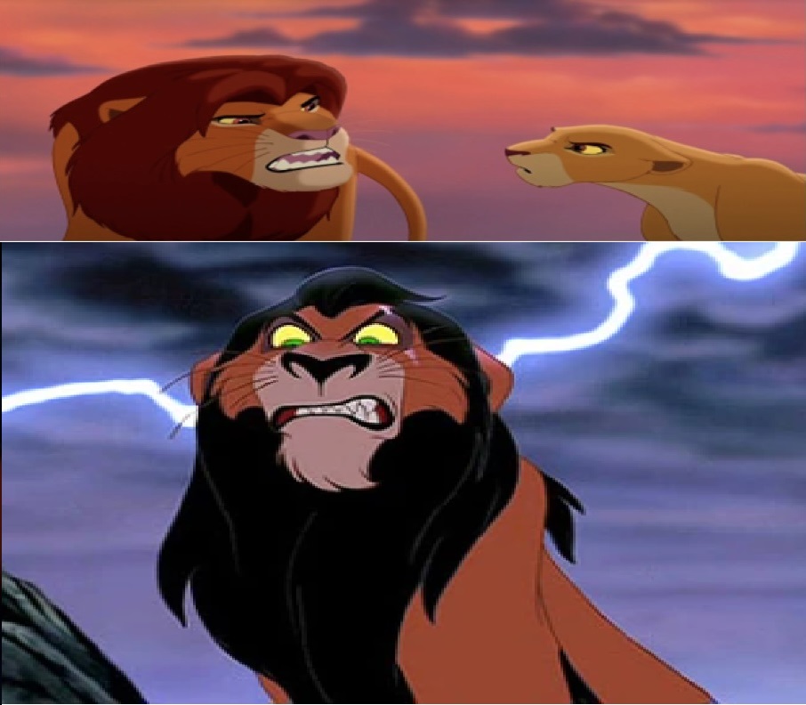 Simba Angry Deviantart Scar angry about Simba forbidding Kiara by RobicYT on DeviantArt