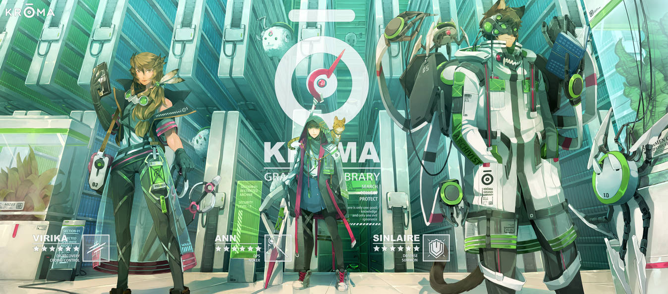 Arknights - Kroma Grand Library by sinlaire Arknights - Kroma Grand Library by sinlaire