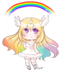 Goddess of Rainbows by carcarchu