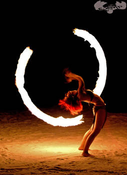 Fire Poi Backbend