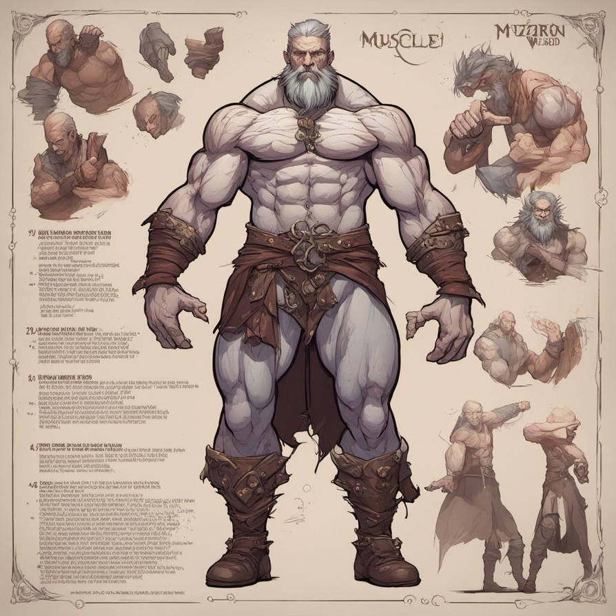 Buffed Wizard Muscle Wizard by LungHan on DeviantArt