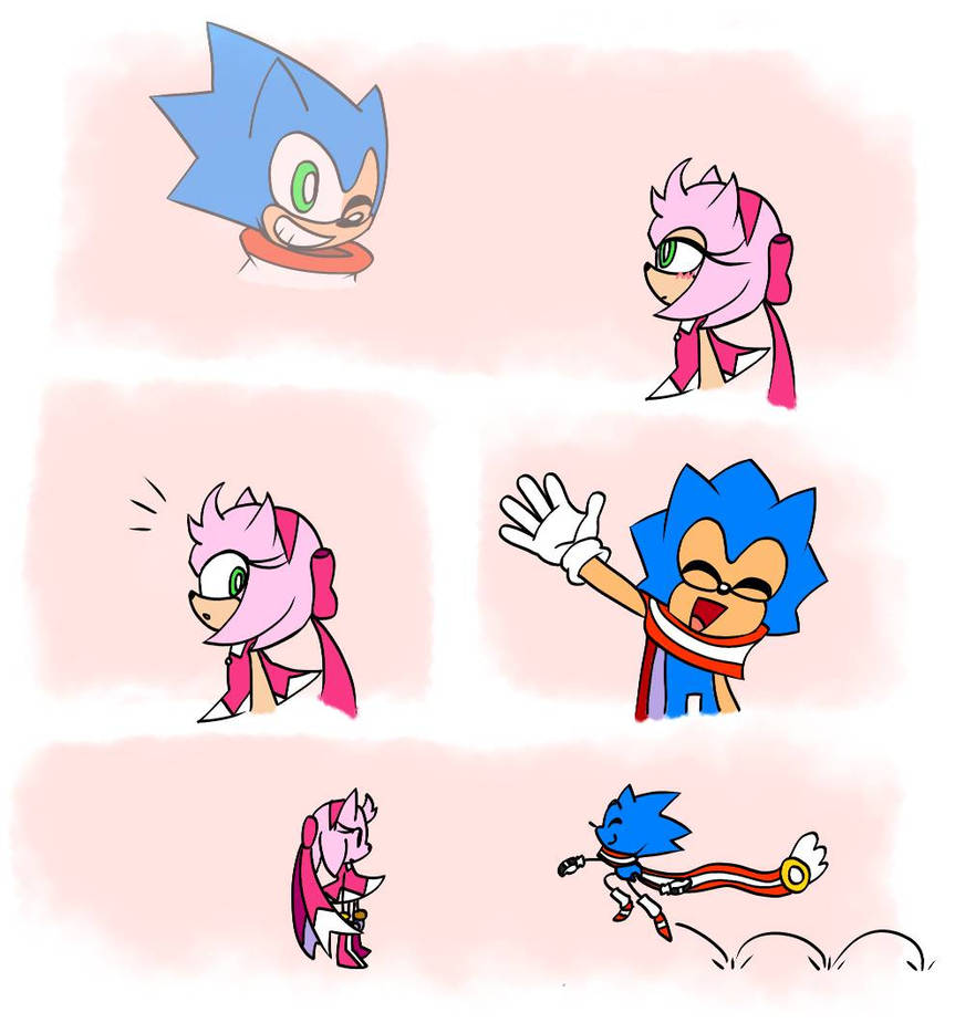 Untitled Sonic Skyline SonAmy Comic Page 1 by Steven30042007 on