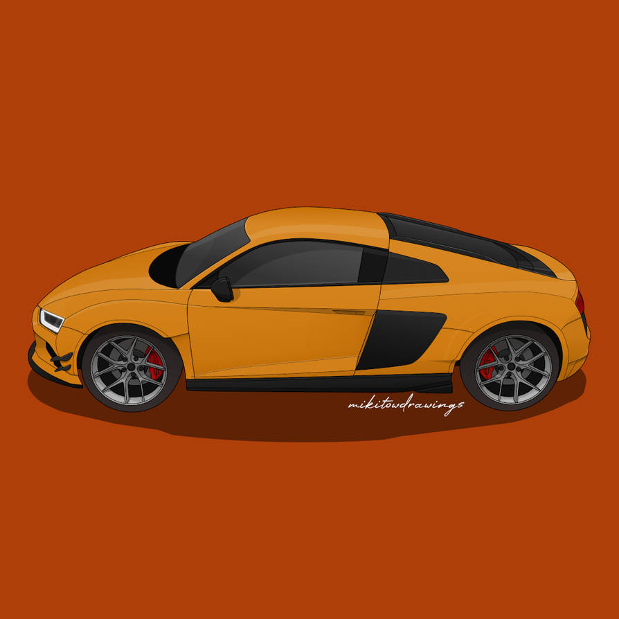 Audi R8 by mikitowdrawings on DeviantArt