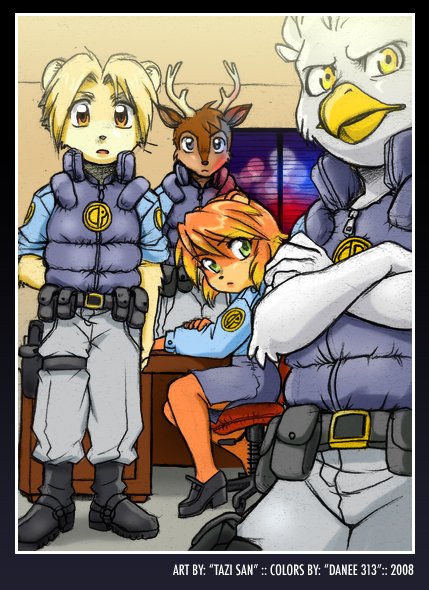 Police Briefing color_Tazi-san