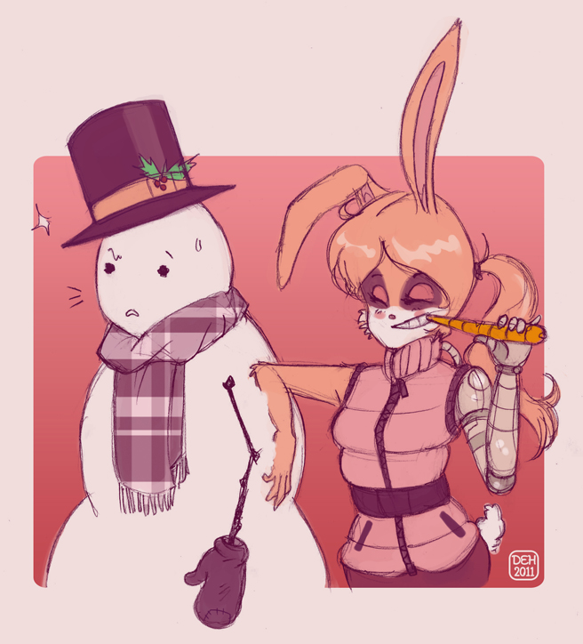 Day 29_Snow Bunnie