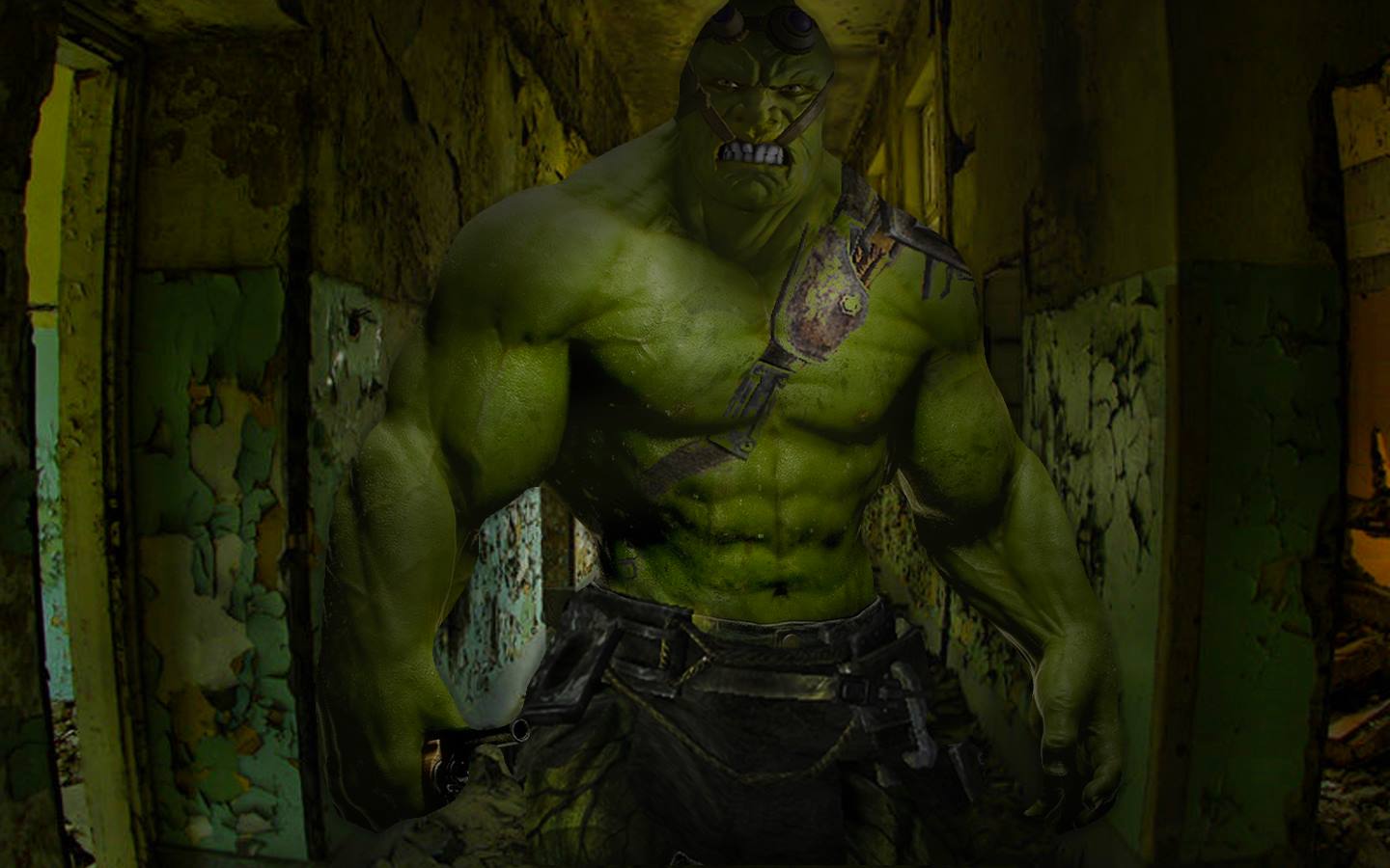 The Hulk vs Super Mutant (Fallout) crossover