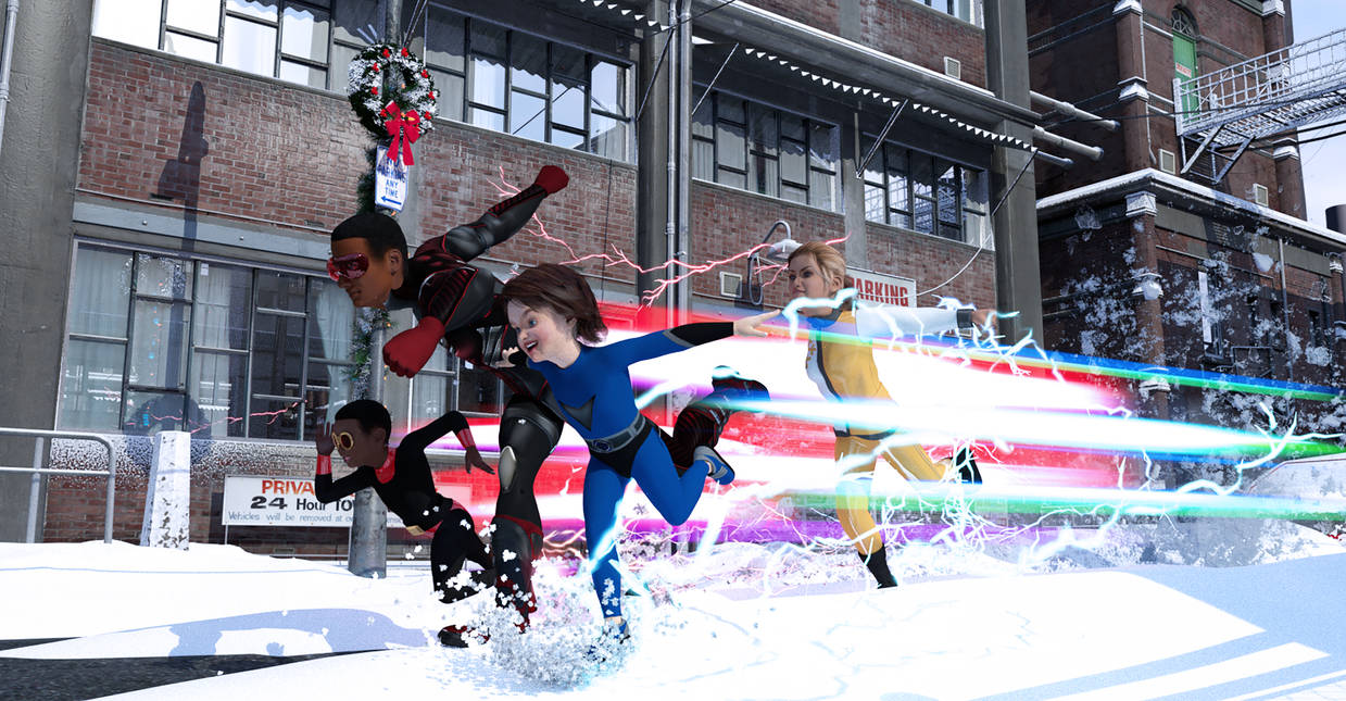 Four Racers Running by Randomthug on DeviantArt