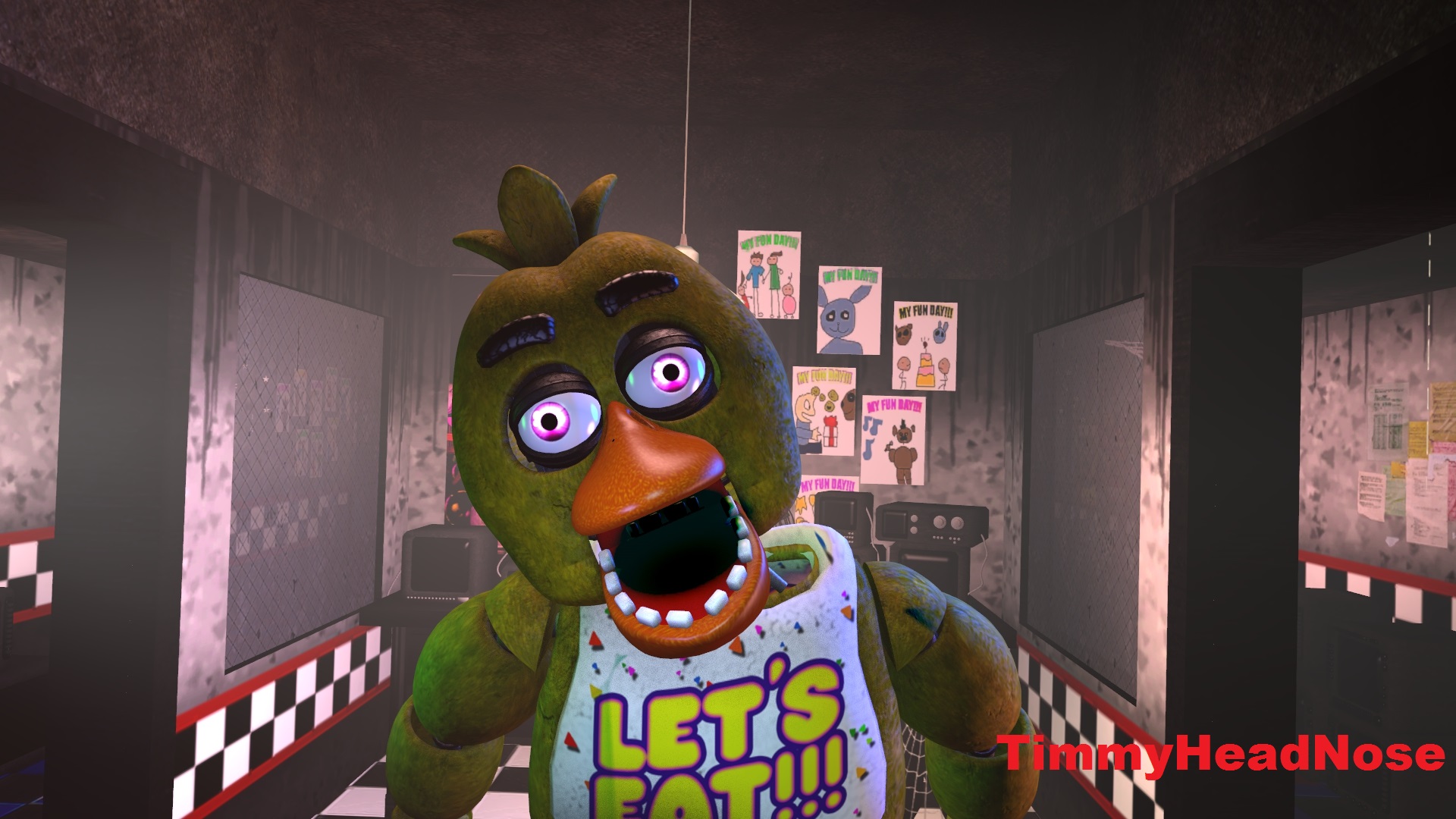 SFM-FNAF] Withered Chica UCN Jumpscare by SuperPigSFMYT on DeviantArt