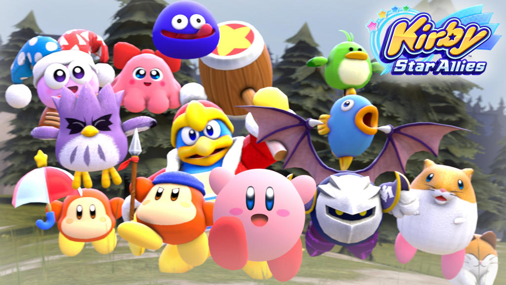 [SFM] Kirby Star Allies Artwork